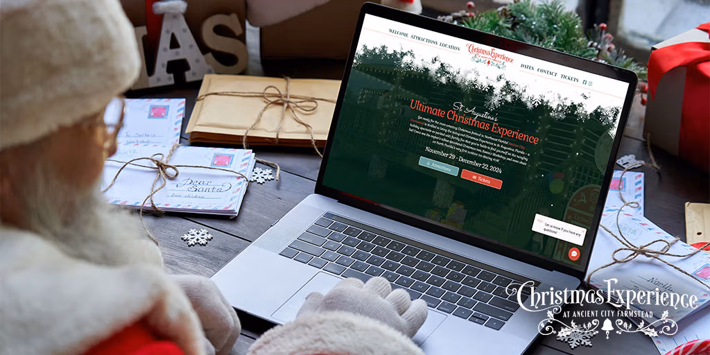 Christmas Experience at Ancient City Farmstead
